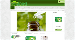 Desktop Screenshot of divineherbalcenter.com